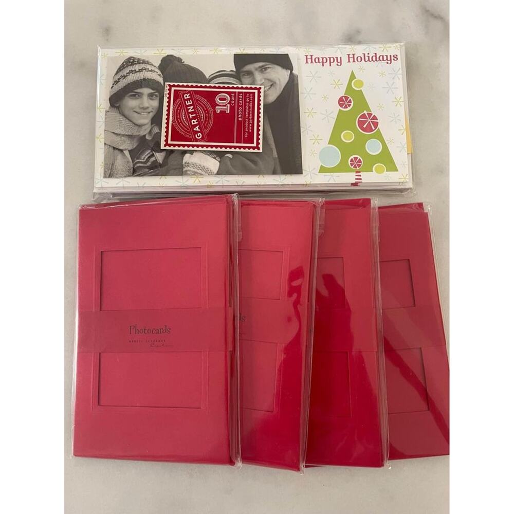 30 4X6 photo cards with envelopes. holiday christmas